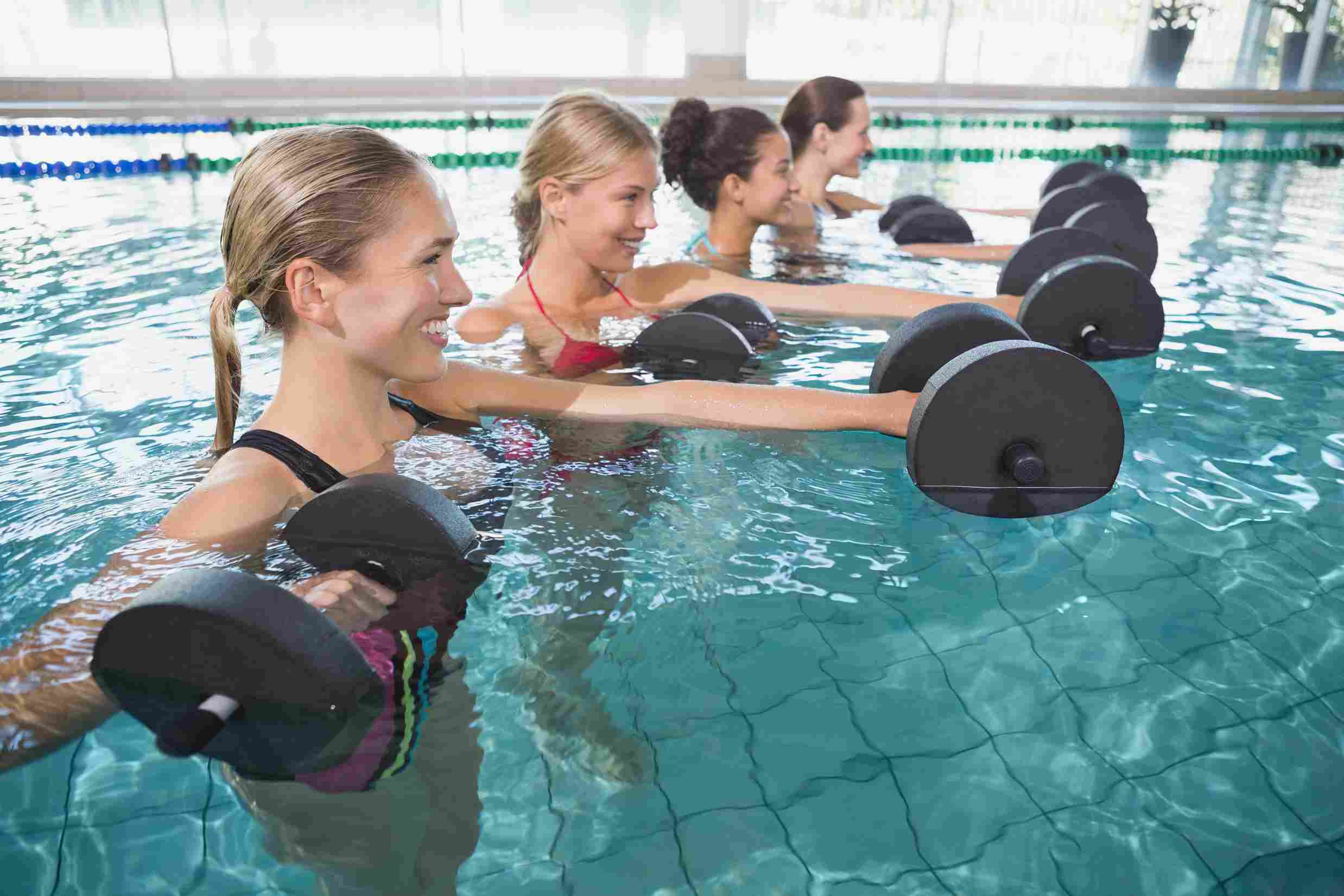 Easy strength training exercises for beginner swimmers banner