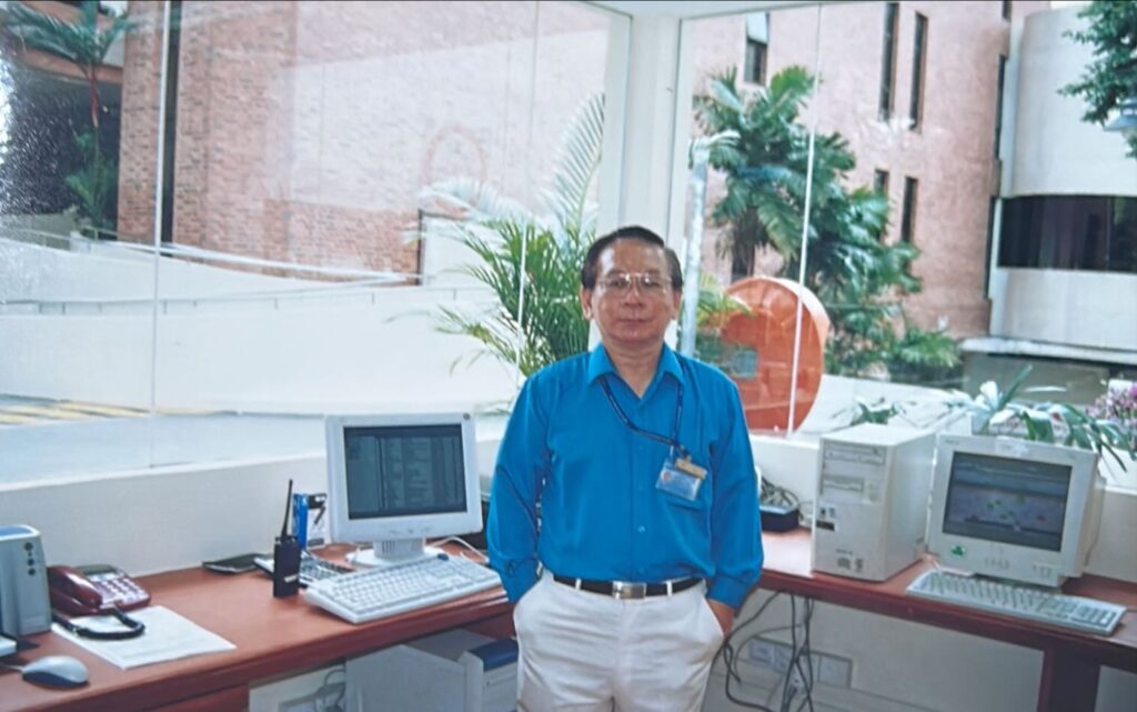 Mr Ho at the old security office along Claymore Hill