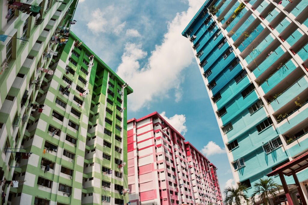 HDB houses in Singapore