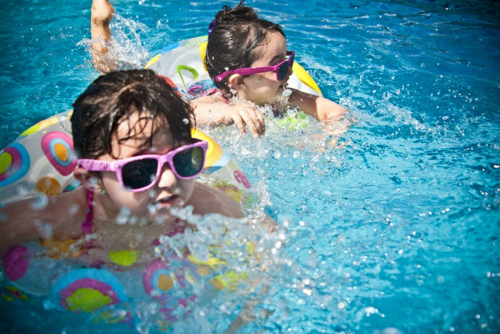 Swimming class for kids